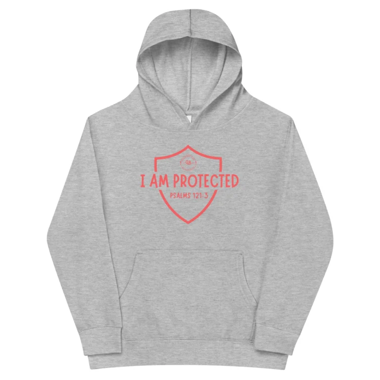 I Am Protected Kids fleece hoodie - Image 2
