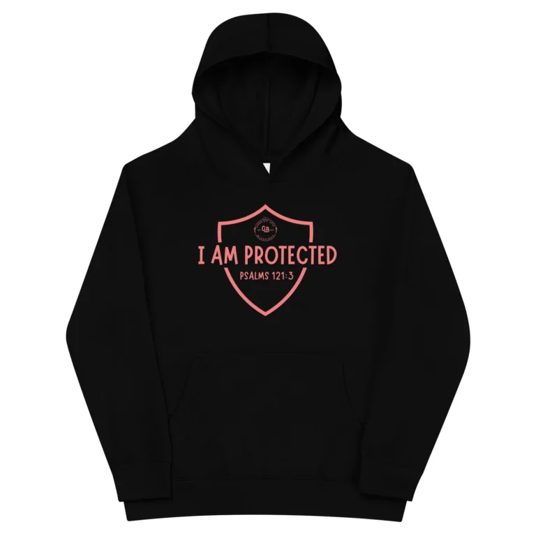 I Am Protected Kids fleece hoodie