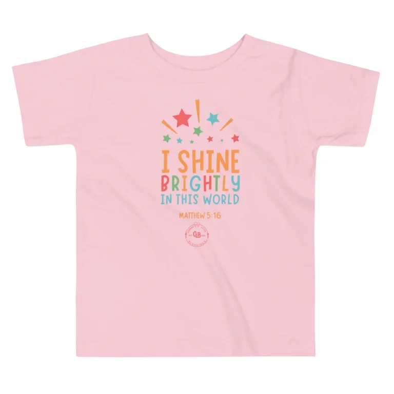 I Shine Brightly In This World Toddler Short Sleeve Tee - Image 5
