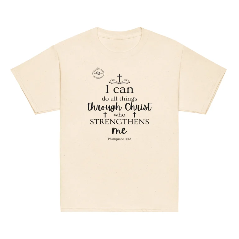 I Can Do All Things Through Christ Who Strengthens Me Youth classic tee