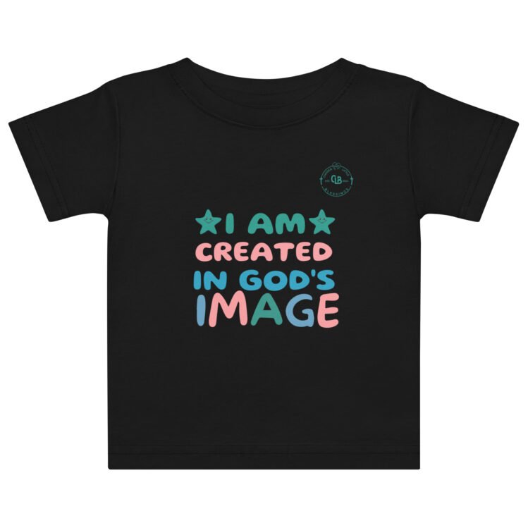 I Am Created in God's Image Baby jersey t-shirt