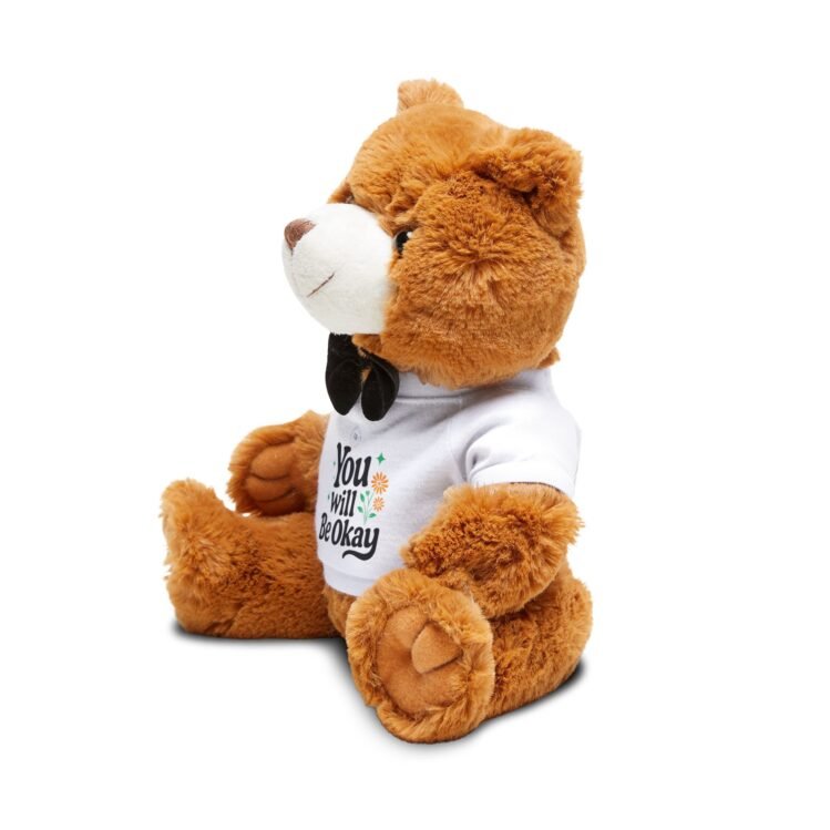 You will Be Okay Teddy Bear With T-shirt - Image 3