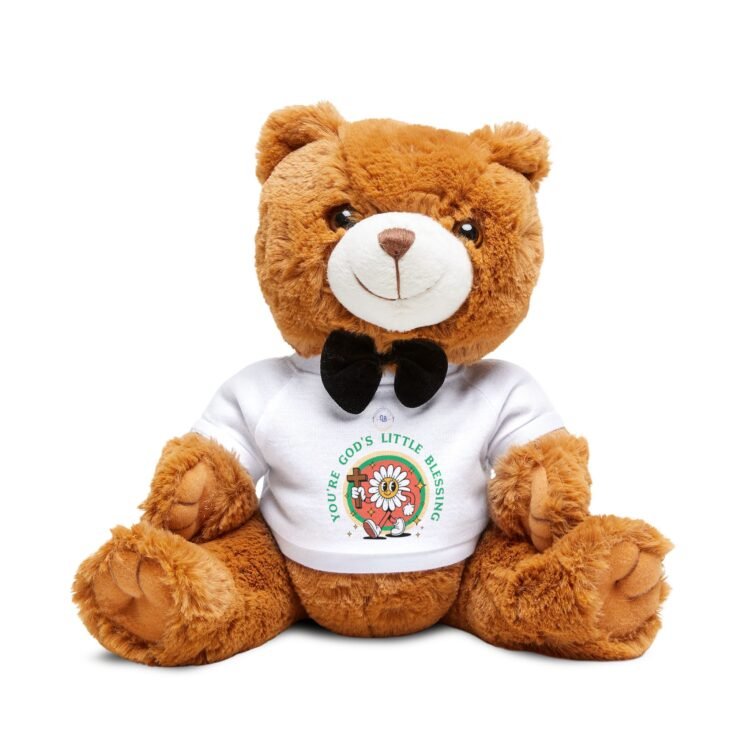 You're God's Little Blessing Teddy Bear With T-shirt