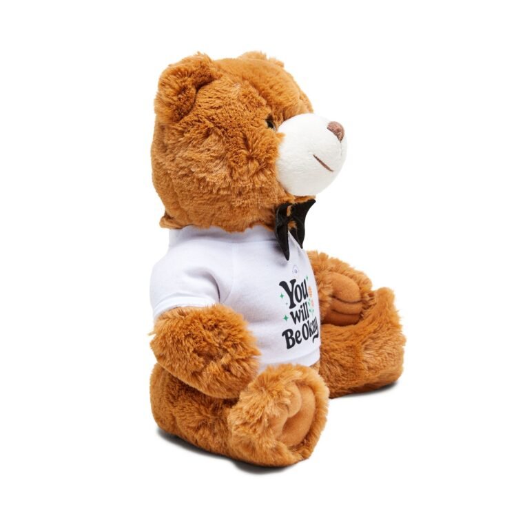 You will Be Okay Teddy Bear With T-shirt - Image 2
