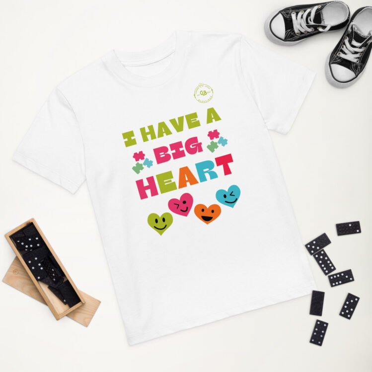 Have A Big Heart Organic cotton kids t-shirt - Image 6