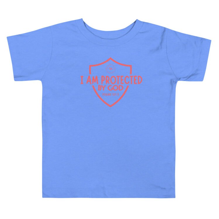 I Am Protected By God Toddler Short Sleeve Tee - Image 6