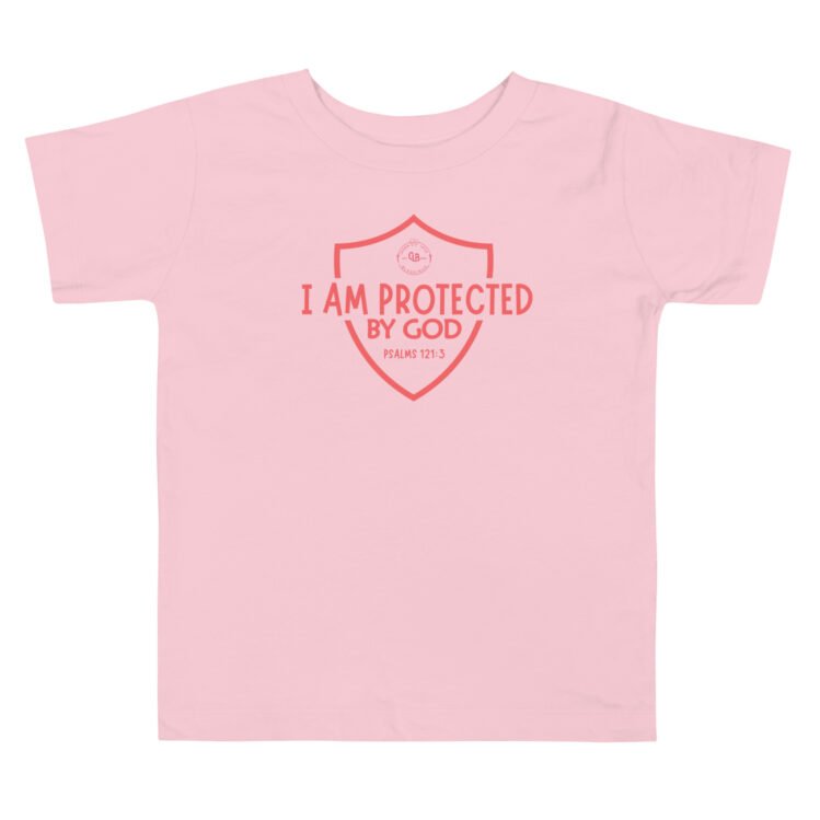 I Am Protected By God Toddler Short Sleeve Tee - Image 7