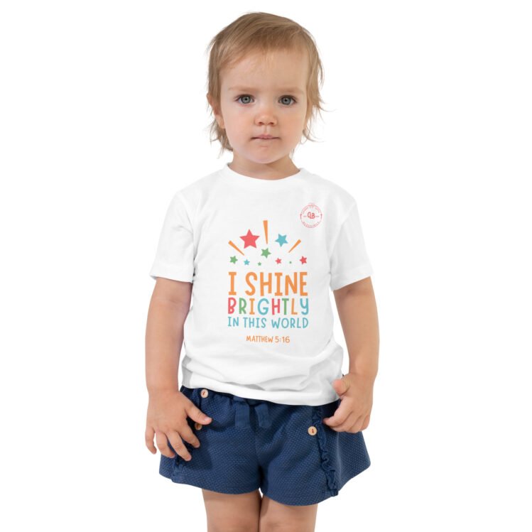 I Shine Brightly In The World Toddler Short Sleeve Tee - Image 5