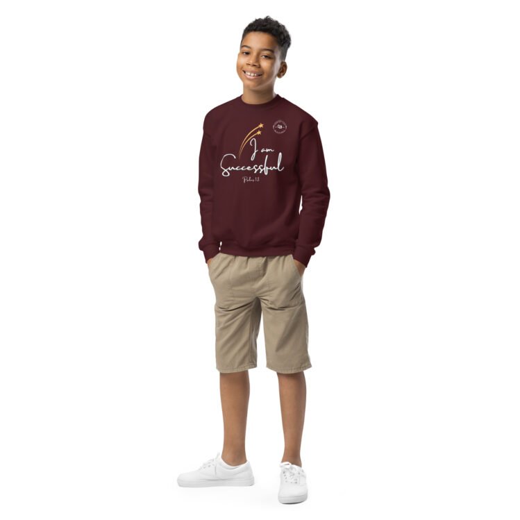 I Am Successful Youth Crewneck Sweatshirt - Image 9