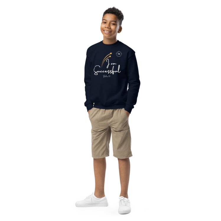 I Am Successful Youth Crewneck Sweatshirt - Image 5