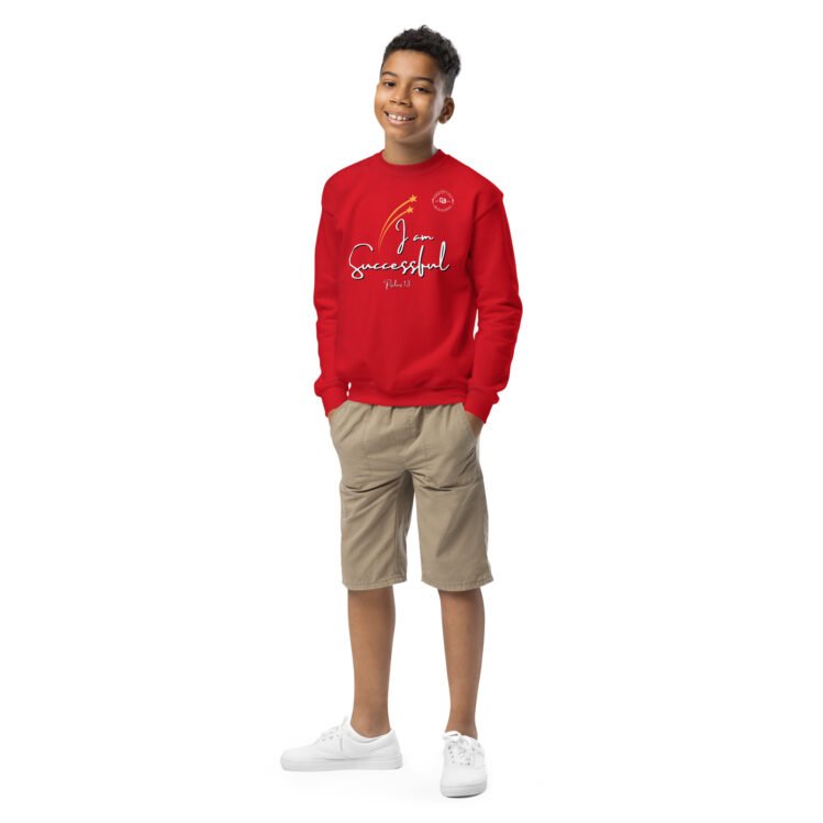 I Am Successful Youth Crewneck Sweatshirt - Image 10
